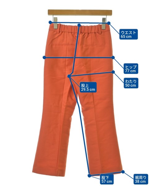 DRESSTERIOR（ドレステリア）スラックス オレンジ サイズ:34(XS位) レディース/2200649083015