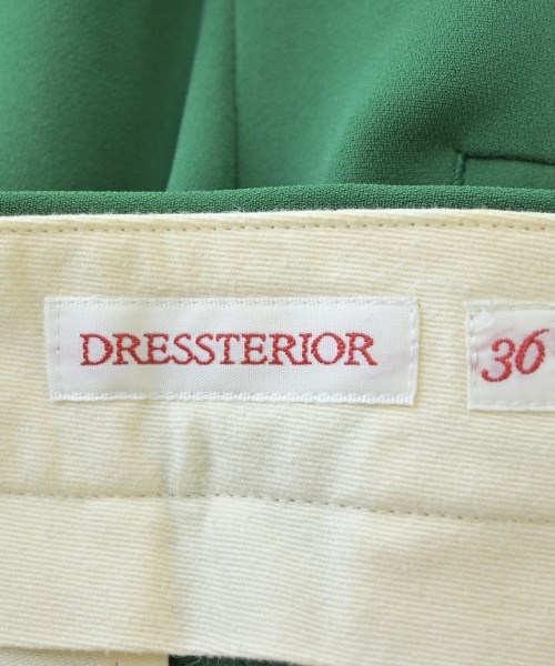 DRESSTERIOR（ドレステリア）スラックス 緑 サイズ:36(S位) レディース/2200638180183