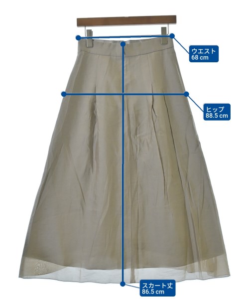 DRESSTERIOR（ドレステリア）ロング・マキシ丈スカート ベージュ サイズ:38(M位) レディース/2200638180268