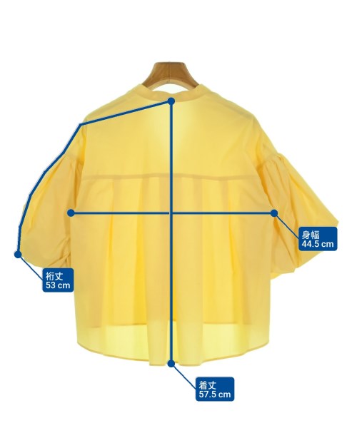 DRESSTERIOR（ドレステリア）ブラウス 黄 サイズ:38(M位) レディース/2200638180299