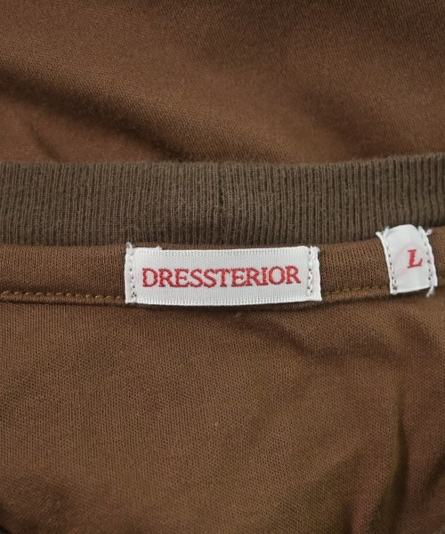 DRESSTERIOR（ドレステリア）Tシャツ・カットソー 茶 サイズ:L メンズ/2200645928259