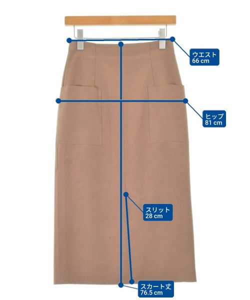 DRESSTERIOR（ドレステリア）ロング・マキシ丈スカート 茶 サイズ:38(M位) レディース/2200643666047