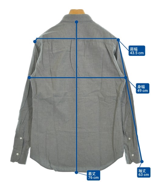 DRESSTERIOR（ドレステリア）カジュアルシャツ グレー サイズ:M メンズ/2200651356169