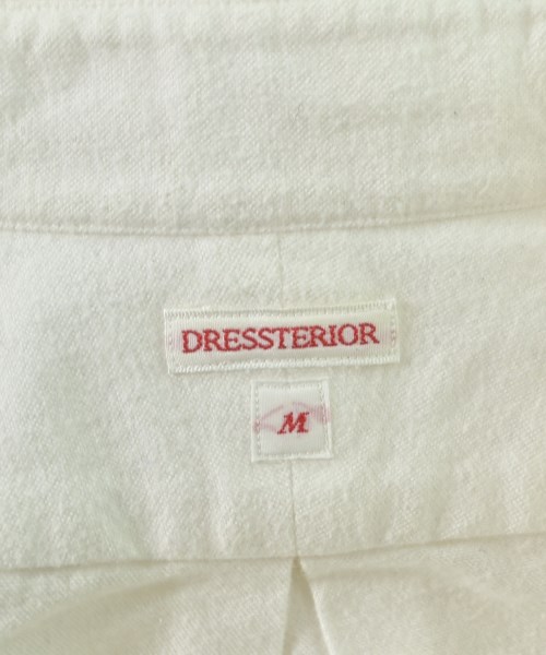 DRESSTERIOR（ドレステリア）カジュアルシャツ 白 サイズ:M メンズ/2200651356190