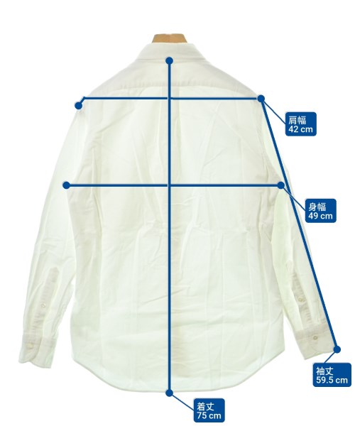 DRESSTERIOR（ドレステリア）カジュアルシャツ 白 サイズ:M メンズ/2200651356190