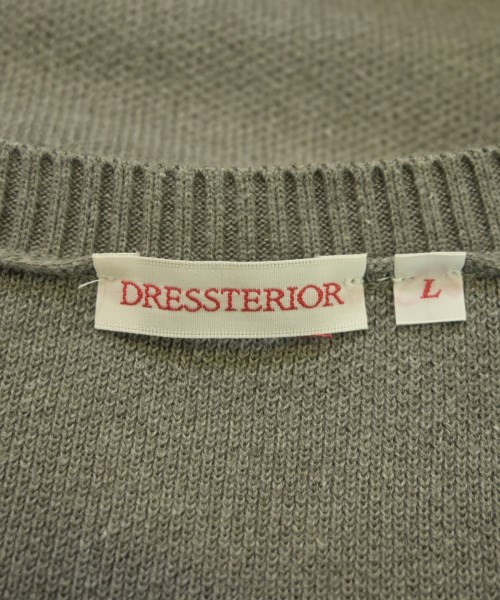 DRESSTERIOR（ドレステリア）ニット・セーター グレー サイズ:L メンズ/2200651356244
