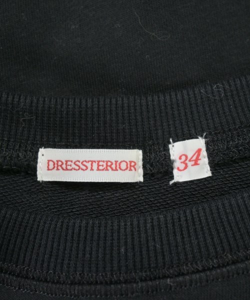 DRESSTERIOR（ドレステリア）スウェット 黒 サイズ:34(XS位) レディース/2200699912204