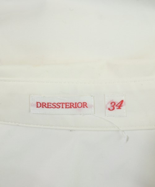 DRESSTERIOR（ドレステリア）カジュアルシャツ 白 サイズ:34(XS位) レディース/2200708967034