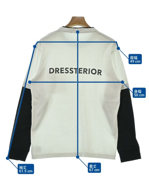 DRESSTERIOR（ドレステリア）Tシャツ・カットソー 白 サイズ:M メンズ/2200708967065