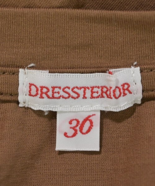 DRESSTERIOR（ドレステリア）Tシャツ・カットソー 茶 サイズ:36(S位) レディース/2200660531106