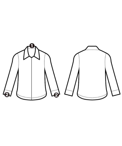 DRESSTERIOR（ドレステリア）カジュアルシャツ 青 サイズ:38(M位) レディース/2200662156024