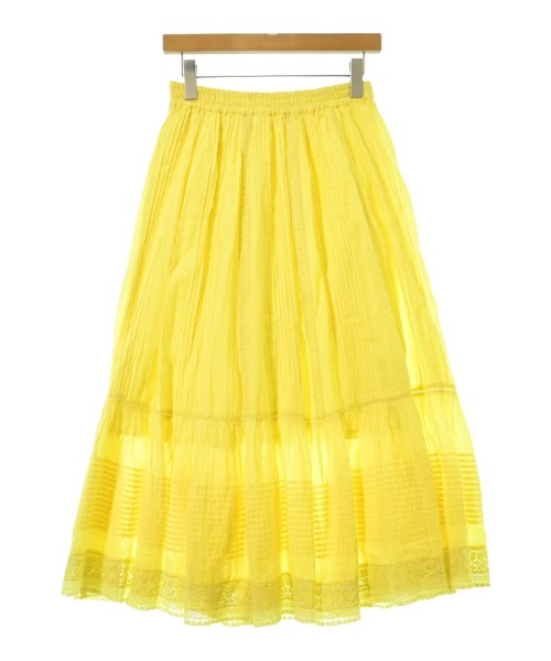 DRESSTERIOR(ドレステリア)ロング・マキシ丈スカート 黄 サイズ:38(M位)/2200662751014