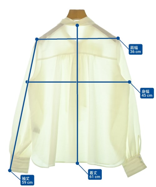 DRESSTERIOR（ドレステリア）カジュアルシャツ 白 サイズ:36(S位) レディース/2200666777034