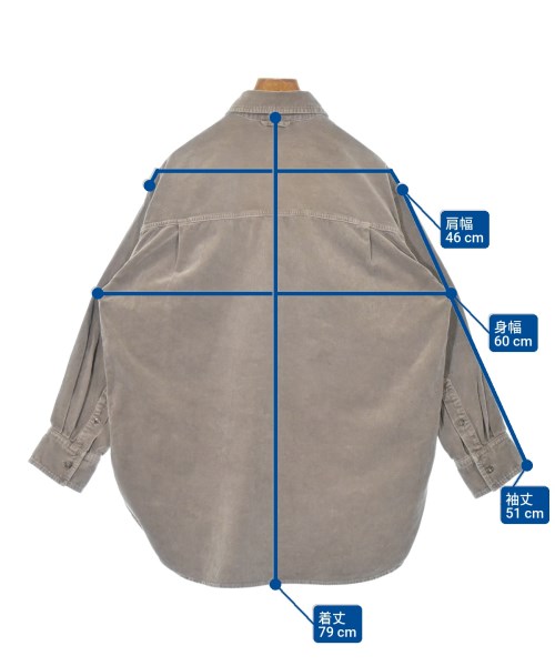 DRESSTERIOR（ドレステリア）カジュアルシャツ 茶 サイズ:38(M位) レディース/2200664808020