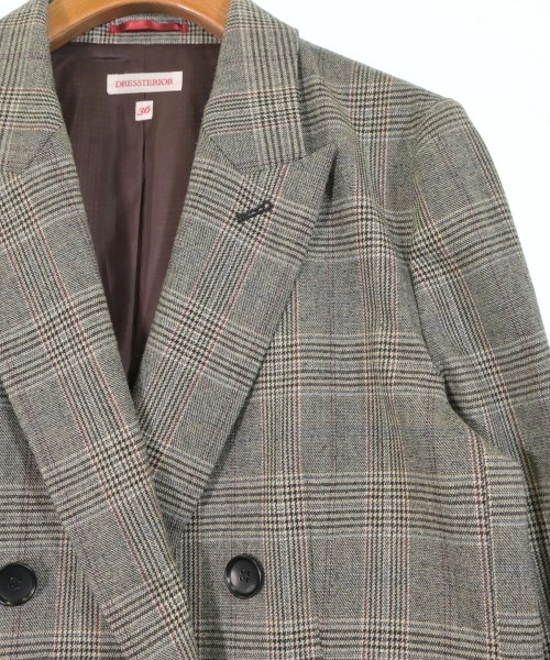 DRESSTERIOR（ドレステリア）テーラードジャケット グレー サイズ:36(S位) レディース/2200669884012