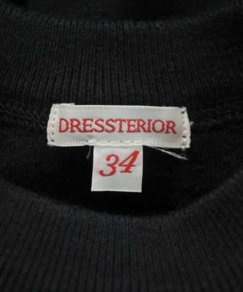 DRESSTERIOR（ドレステリア）スウェット 黒 サイズ:34(XS位) レディース/2200735562011