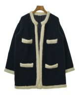 DRESSTERIOR（ドレステリア）ノーカラージャケット 紺 サイズ:38(M位) レディース/2200716511175