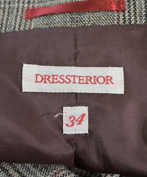 DRESSTERIOR（ドレステリア）テーラードジャケット グレー サイズ:34(XS位) レディース/2200720843026