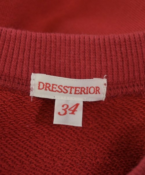 DRESSTERIOR（ドレステリア）スウェット 赤 サイズ:34(XS位) レディース/2200723658047