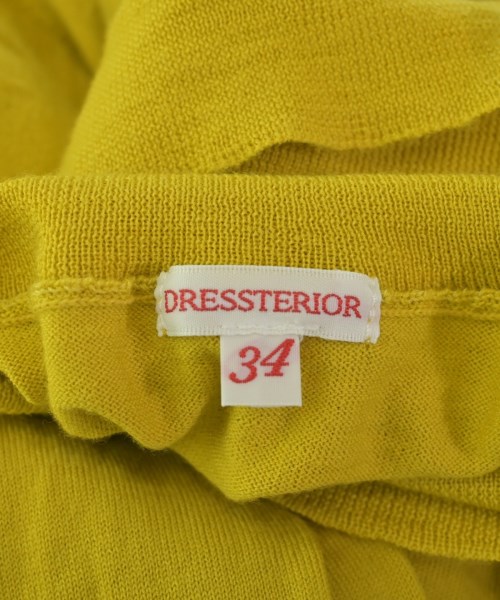 DRESSTERIOR（ドレステリア）ニット・セーター 黄 サイズ:34(XS位) レディース/2200723658191