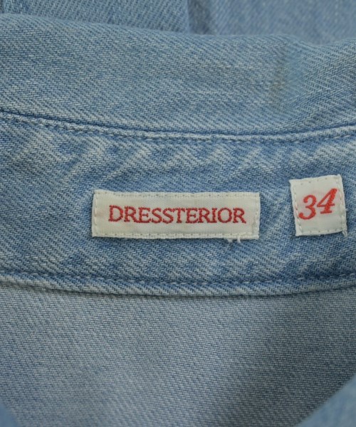 DRESSTERIOR（ドレステリア）カジュアルシャツ 青 サイズ:34(XS位) レディース/2200688478018
