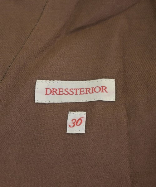 DRESSTERIOR（ドレステリア）スラックス 茶 サイズ:36(S位) レディース/2200680770011