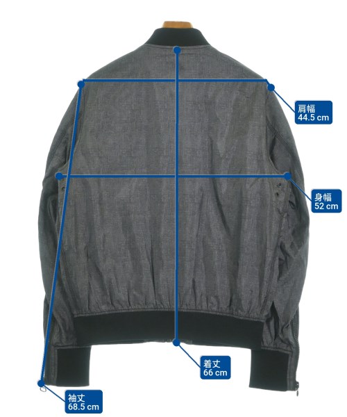 DIESEL（ディーゼル）ブルゾン グレー サイズ:M メンズ/2200555743140