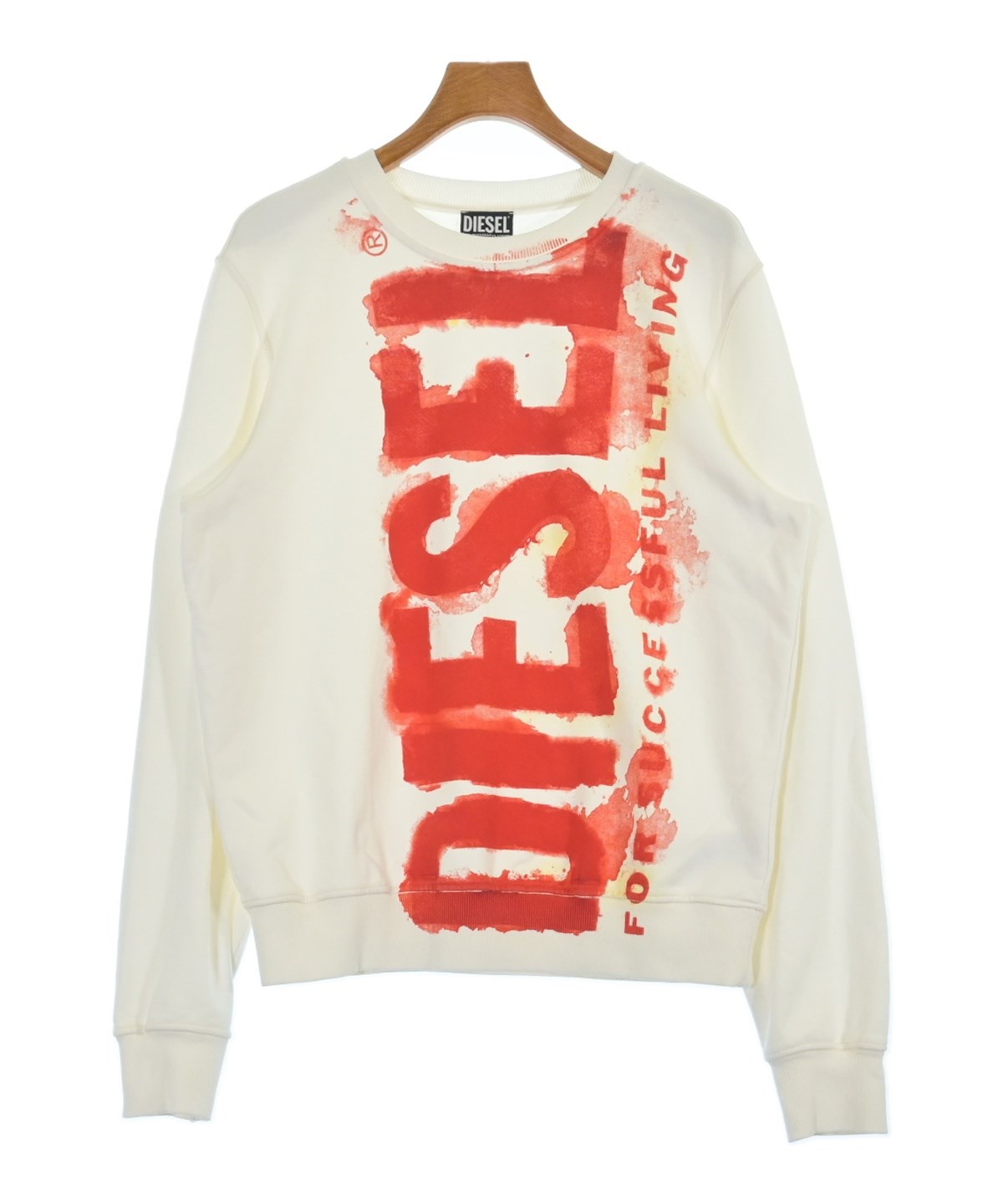 DIESEL（ディーゼル）スウェット 白 サイズ:-(XL位) メンズ