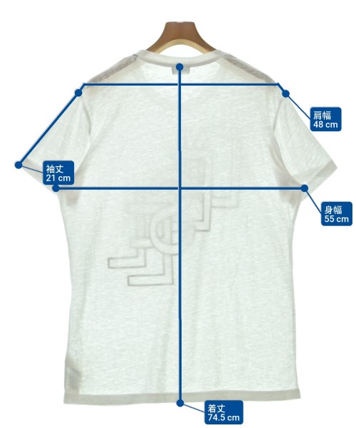 DIESEL（ディーゼル）Tシャツ・カットソー 白 サイズ:XXL メンズ/2200621094091