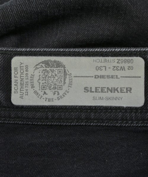 DIESEL（ディーゼル）デニムパンツ 黒 サイズ:32(L位) メンズ/2200635746115