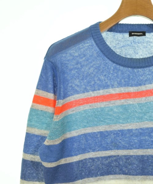DIESEL（ディーゼル）ニット・セーター 青 サイズ:S メンズ/2200626920050