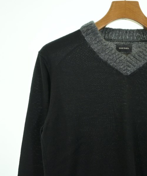 DIESEL（ディーゼル）ニット・セーター 黒 サイズ:S メンズ/2200626920081