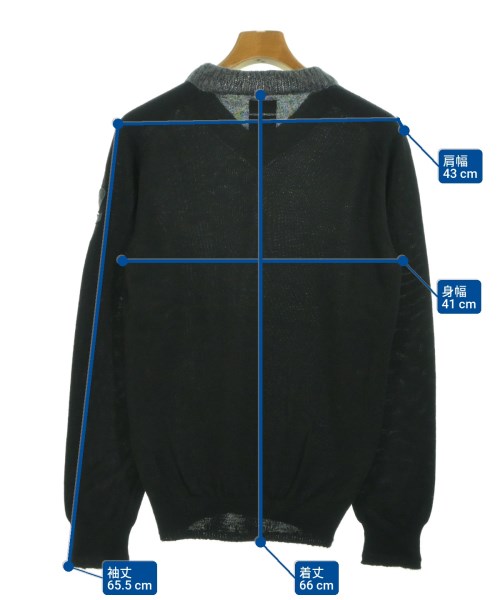 DIESEL（ディーゼル）ニット・セーター 黒 サイズ:S メンズ/2200626920081