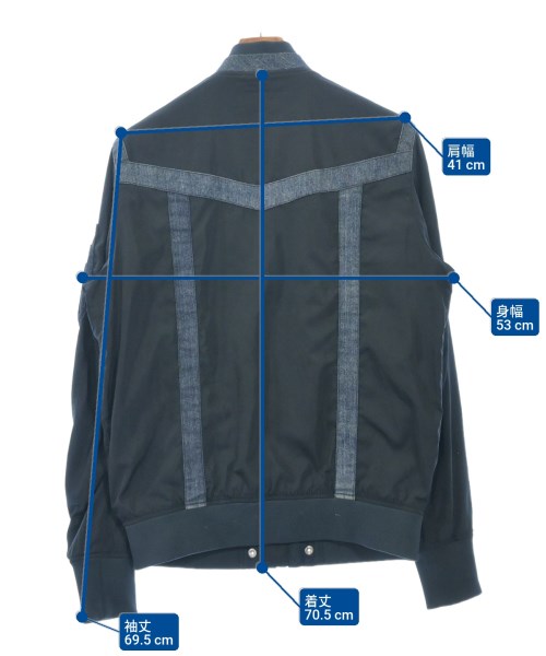 DIESEL（ディーゼル）ミリタリーブルゾン 紺 サイズ:M メンズ/2200636409026