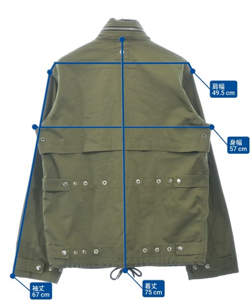 DIESEL（ディーゼル）ミリタリーブルゾン カーキ サイズ:M メンズ/2200636409033