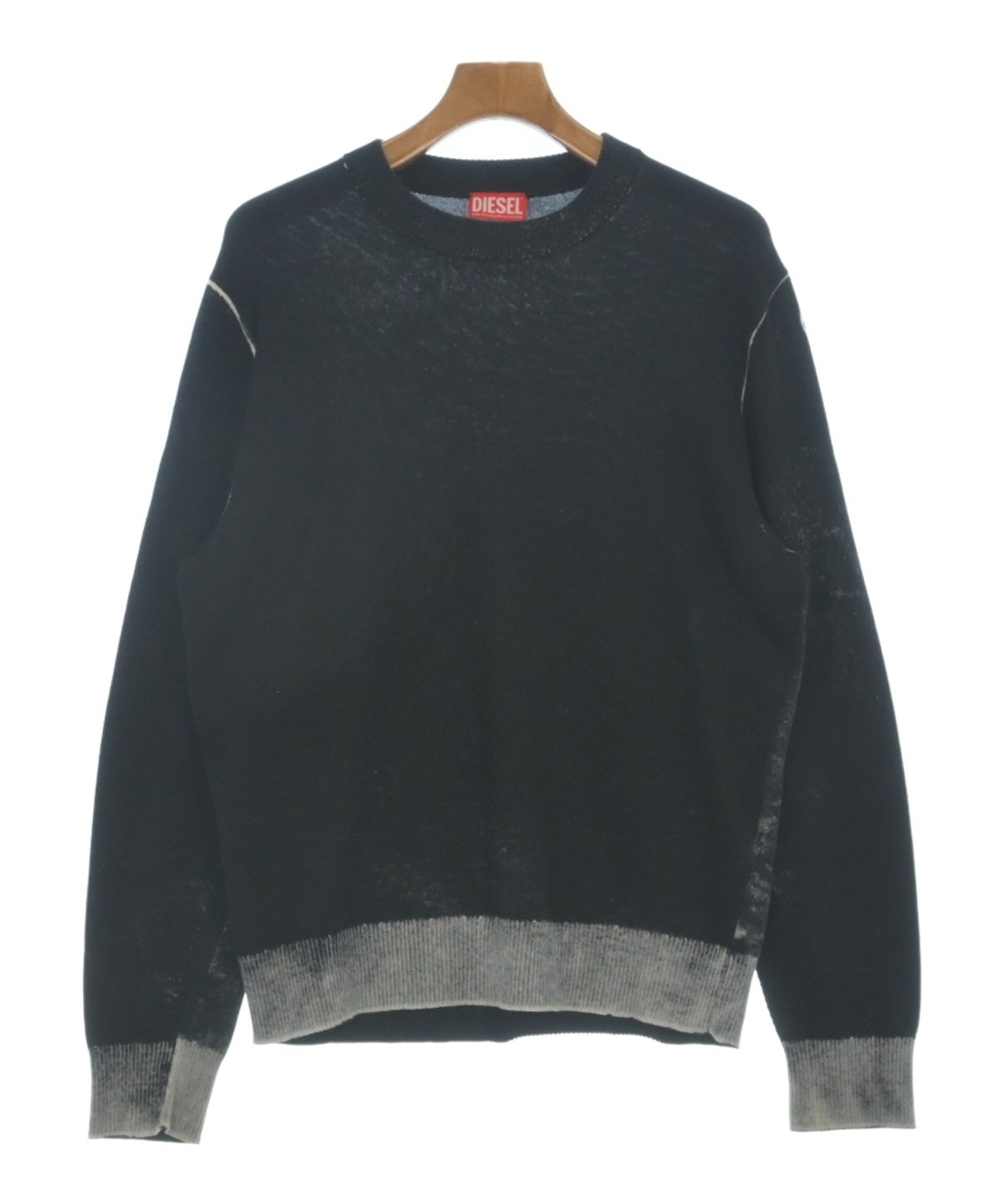 DIESEL（ディーゼル）ニット・セーター 黒 サイズ:M メンズ