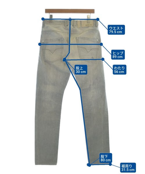 DIESEL（ディーゼル）スウェットパンツ グレー サイズ:32(L位) メンズ/2200639698052