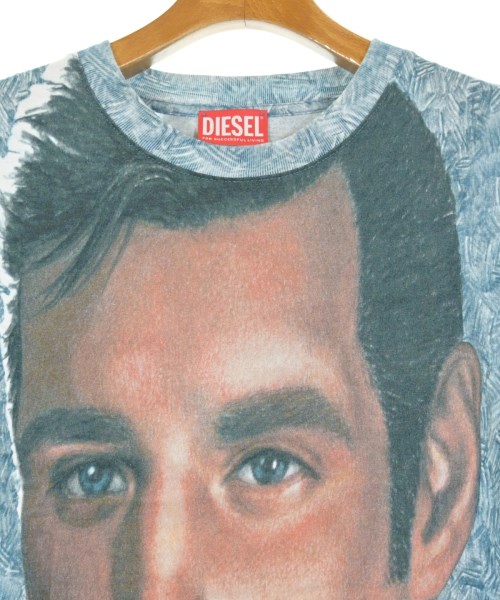 DIESEL（ディーゼル）Tシャツ・カットソー 青 サイズ:L メンズ/2200639855097