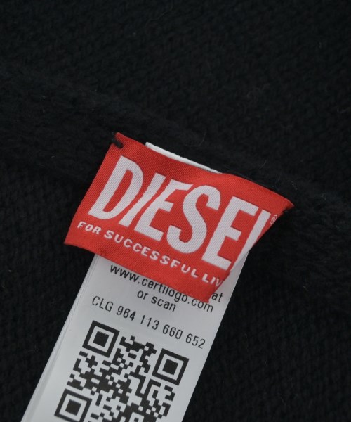 DIESEL（ディーゼル）マフラー 黒 サイズ:- メンズ/2200639855233