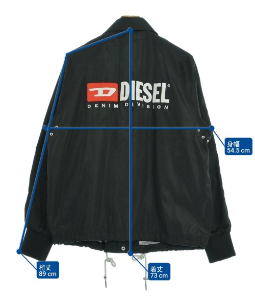 DIESEL（ディーゼル）ブルゾン 黒 サイズ:S メンズ/2200640171100