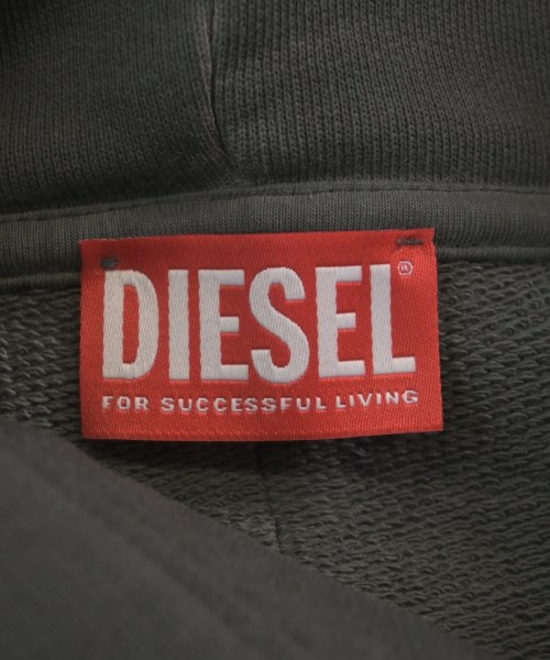 DIESEL（ディーゼル）パーカー 黒 サイズ:L メンズ/2200640488024