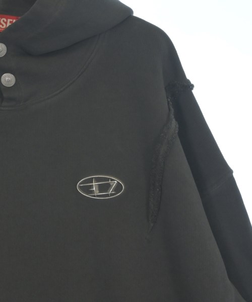 DIESEL（ディーゼル）パーカー 黒 サイズ:L メンズ/2200640488024