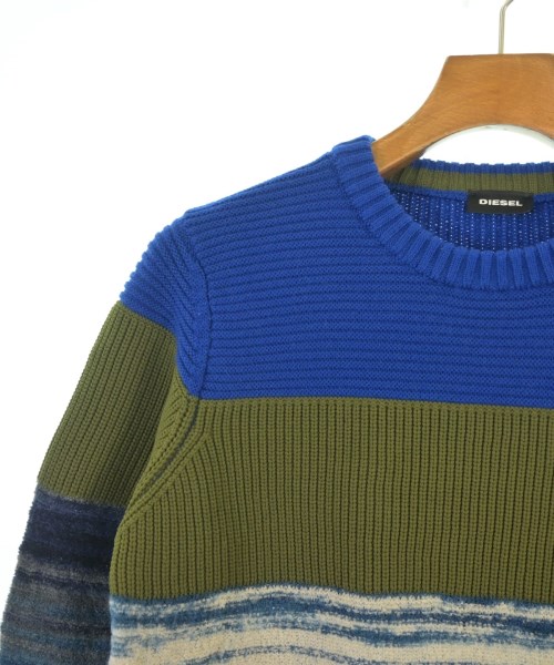 DIESEL（ディーゼル）ニット・セーター 青 サイズ:S メンズ/2200632025138
