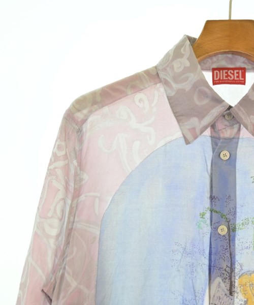 DIESEL（ディーゼル）カジュアルシャツ ピンク サイズ:44(S位) メンズ/2200640811013