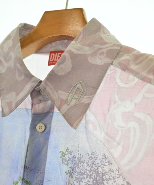 DIESEL（ディーゼル）カジュアルシャツ ピンク サイズ:44(S位) メンズ/2200640811013