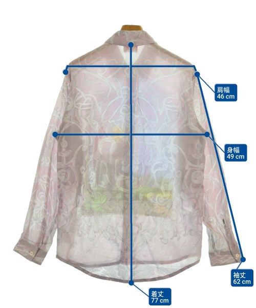 DIESEL（ディーゼル）カジュアルシャツ ピンク サイズ:44(S位) メンズ/2200640811013