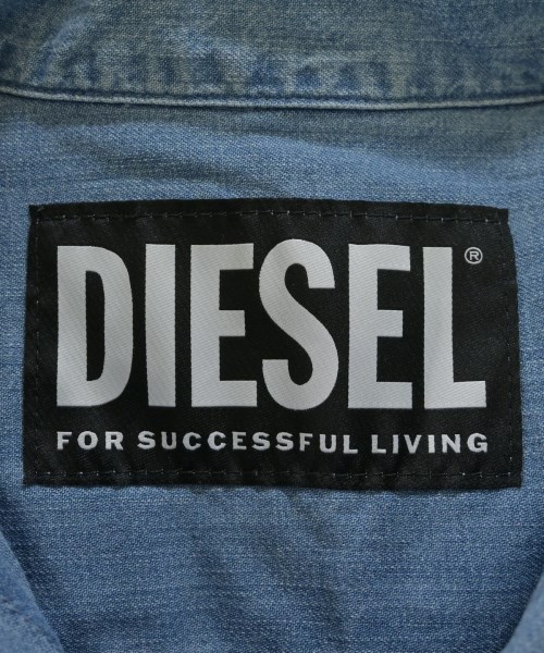 DIESEL（ディーゼル）カジュアルシャツ 青 サイズ:M メンズ/2200618010059