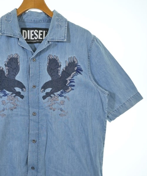 DIESEL（ディーゼル）カジュアルシャツ 青 サイズ:M メンズ/2200618010059