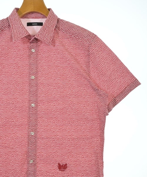 DIESEL（ディーゼル）カジュアルシャツ 赤 サイズ:L メンズ/2200618010233