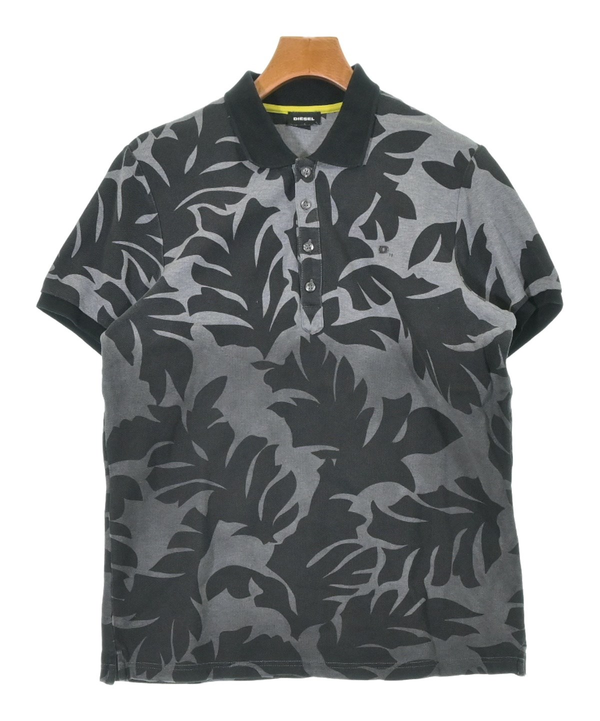 DIESEL（ディーゼル）ポロシャツ グレー サイズ:L メンズ